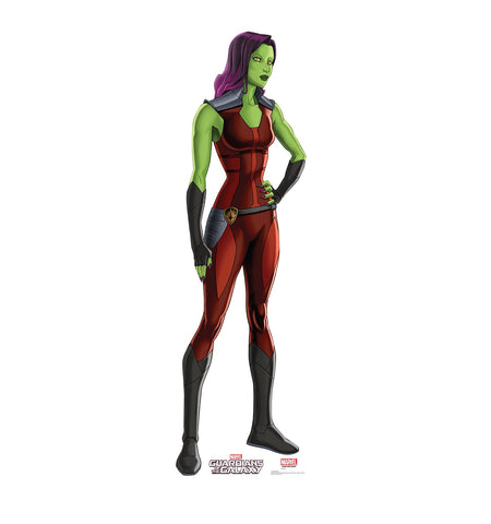 Gamora Cardboard Cutout from the animated Guardians of the Galaxy Series #2059