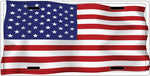 USA Flag License Plate