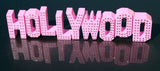 Pink Hollywood Sign with rhinestones Gallery Image