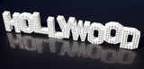 White Wooden Hollywood Sign with rhinestones Gallery Image
