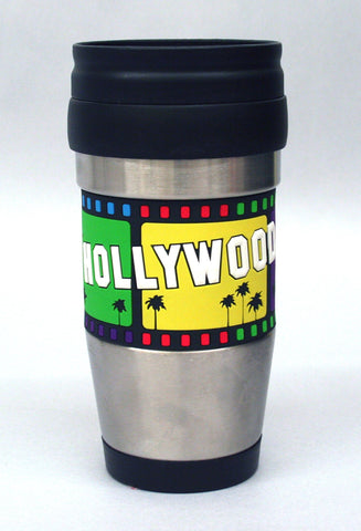 Stainless Steel Tumbler with Filmstrip Design