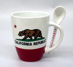 California State Flag Mug with Spoon