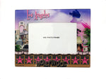 Hollywood and Los Angeles purple Walk Of Fame Los Angeles Glass Picture Frame- 4x6