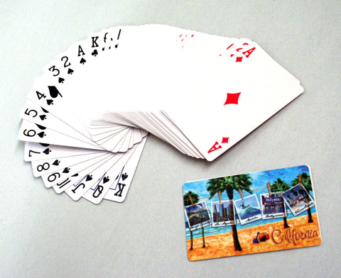 California Beach Playing Cards