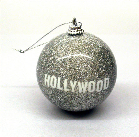 Hollywood Holiday Ornament - Silver