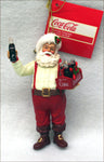 Santa Claus with Coca-Cola Bottle Christmas Ornament