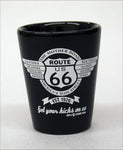 The Mother Road Route 66 Shotglass - Black