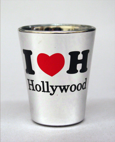 I Heart Hollywood Shotglass - Silver