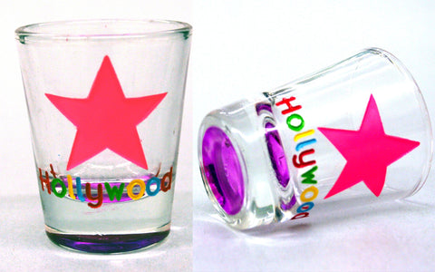 Hollywood Multicolor Shotglass - Star