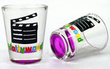 Hollywood Clapboard Shotglass - Purple Gallery Image