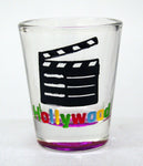 Hollywood Clapboard Shotglass - Purple