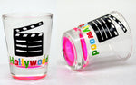 Hollywood Clapboard Shotglass - Pink