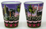 Hollywood and Los Angeles purple Walk Of Fame Shotglass Gallery Image