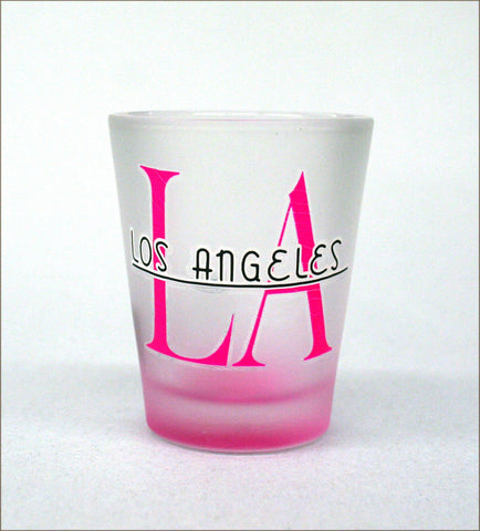 LA Shotglass Pink
