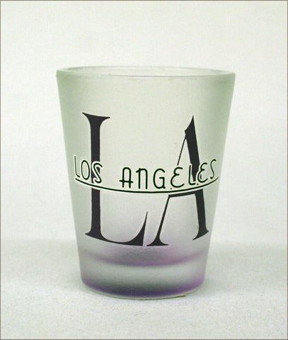 LA Shotglass Purple