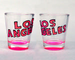 Los Angeles Shotglass Pink