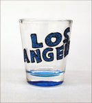 Los Angeles Shotglass Blue