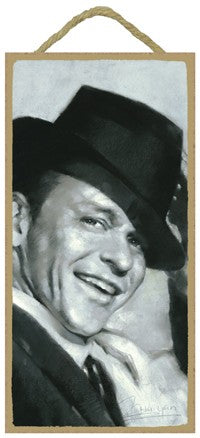 Frank Sinatra Wood Plaque