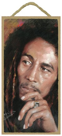 Bob Marley Wood Plaque
