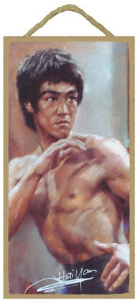 Bruce Lee Wood Plaque