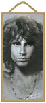 Jim Morrison Wood Plaque