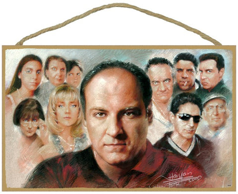 The Sopranos (characters) Wood Plaque