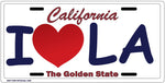 I LOVE LA License Plate