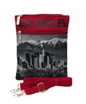 Red Los Angeles Neck Wallet