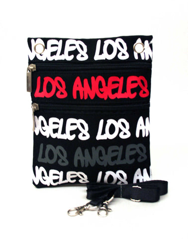 White Los Angeles Neck Wallet