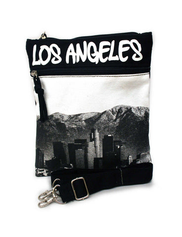 White Los Angeles Neck Wallet - Large