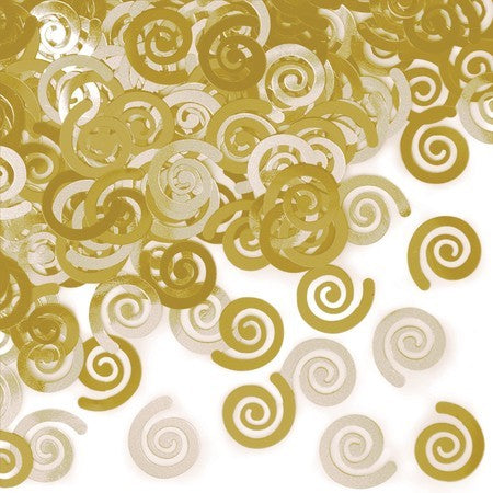 Gold Swirls Confetti