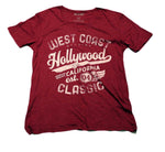 Red Hollywood V-neck Shirt