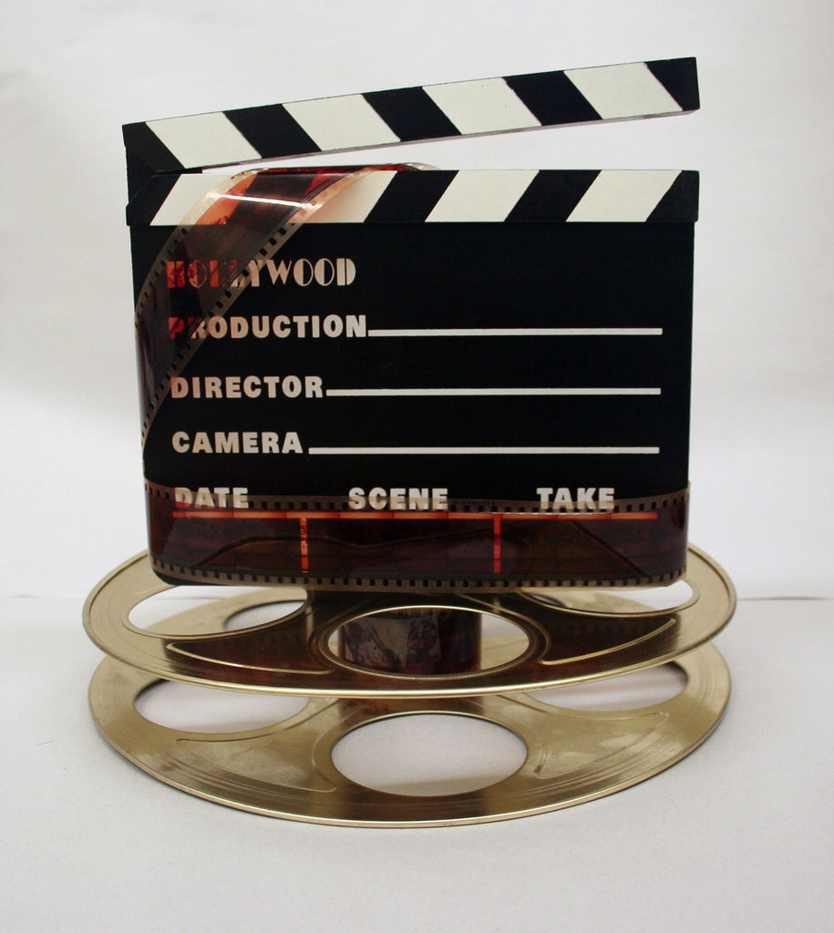 Hollywood Studio Clapboard & Reel Centerpiece - Gold – ThisisHollywood