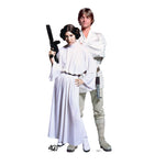 Luke and Leia cardboard cutout #2463