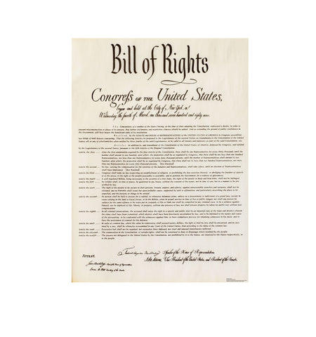 Bill of Rights Cardboard Cutout #2544