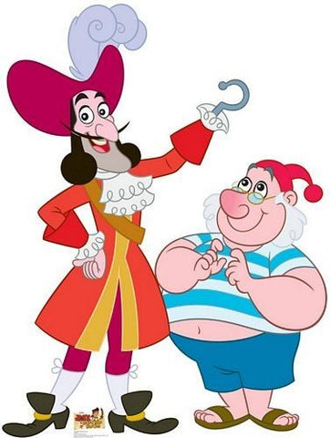 Captain Hook and Mr Smee cardboard Cutout #1209