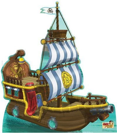 Bucky Pirate Ship cardboard Cutout #1208