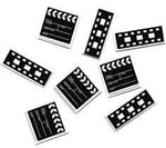 Movie Clapboard & Film Strip Confetti
