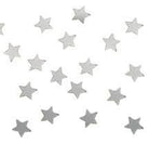 Metallic Stars Confetti - Silver