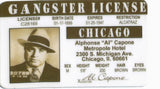 Al Capone gangster's license. Gallery Image