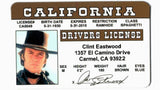 Clint Eastwood driver license. Gallery Image