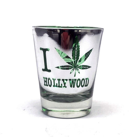 I Love Hollywood Cannabis Shot Glass