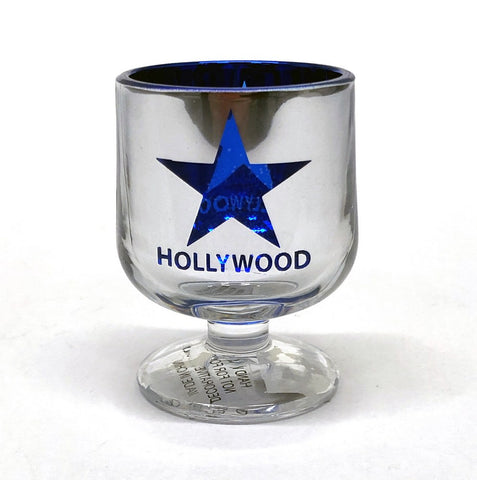 Chrome Hollywood With Blue star brandy snifter