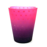 Hollywood Frosted Pink And Purple Shot Glass with a white star Gallery Image