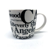 White Los Angeles Coffee Mug Gallery Image