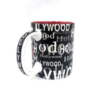 Hollywood black white and blue Coffee Mug